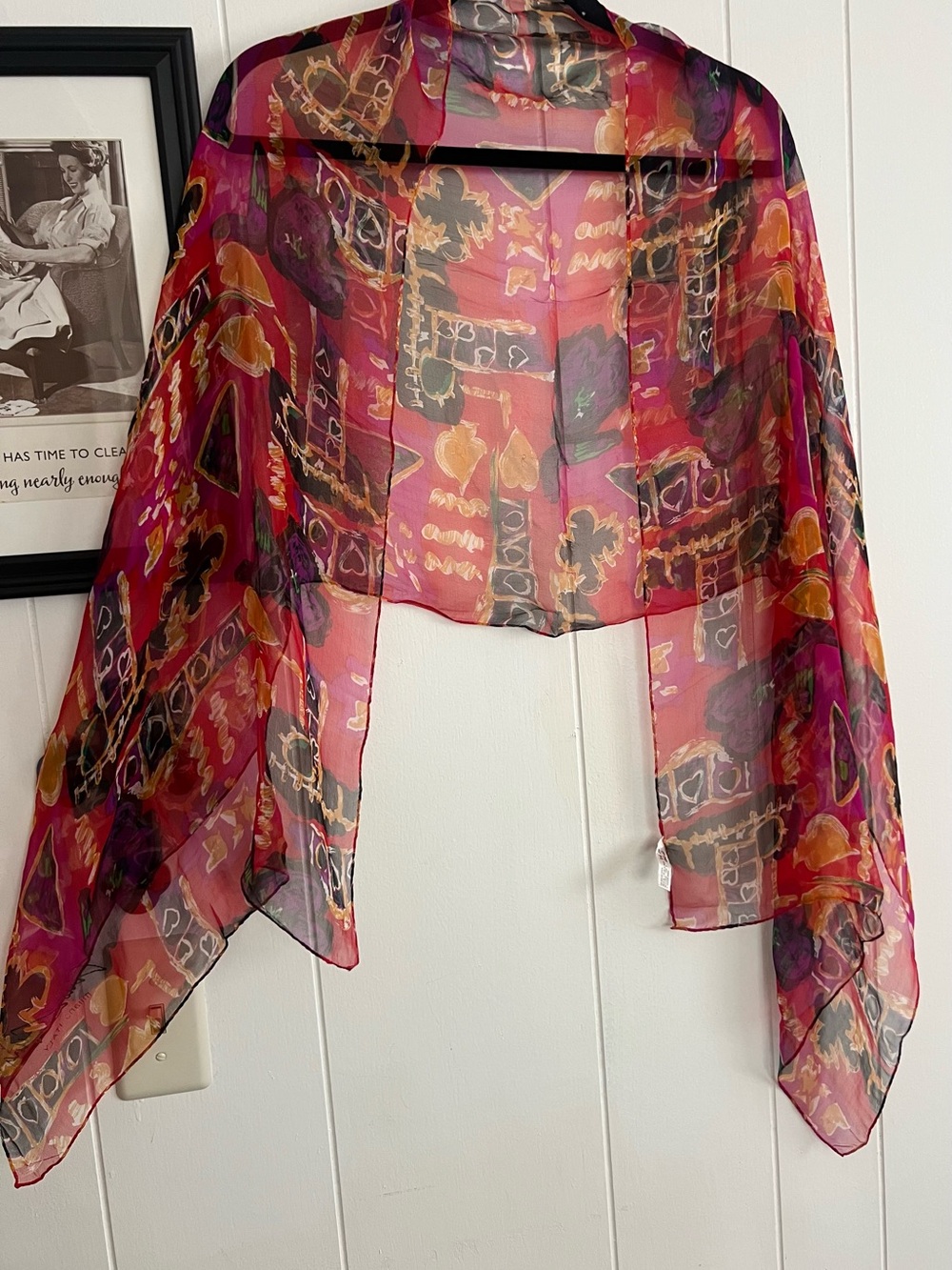 Toni Cosma Long Silk Scarf